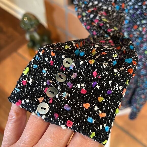 Diane von Fürstenberg multi colored confetti, Catherine silk dress, 4! - Picture 5 of 13